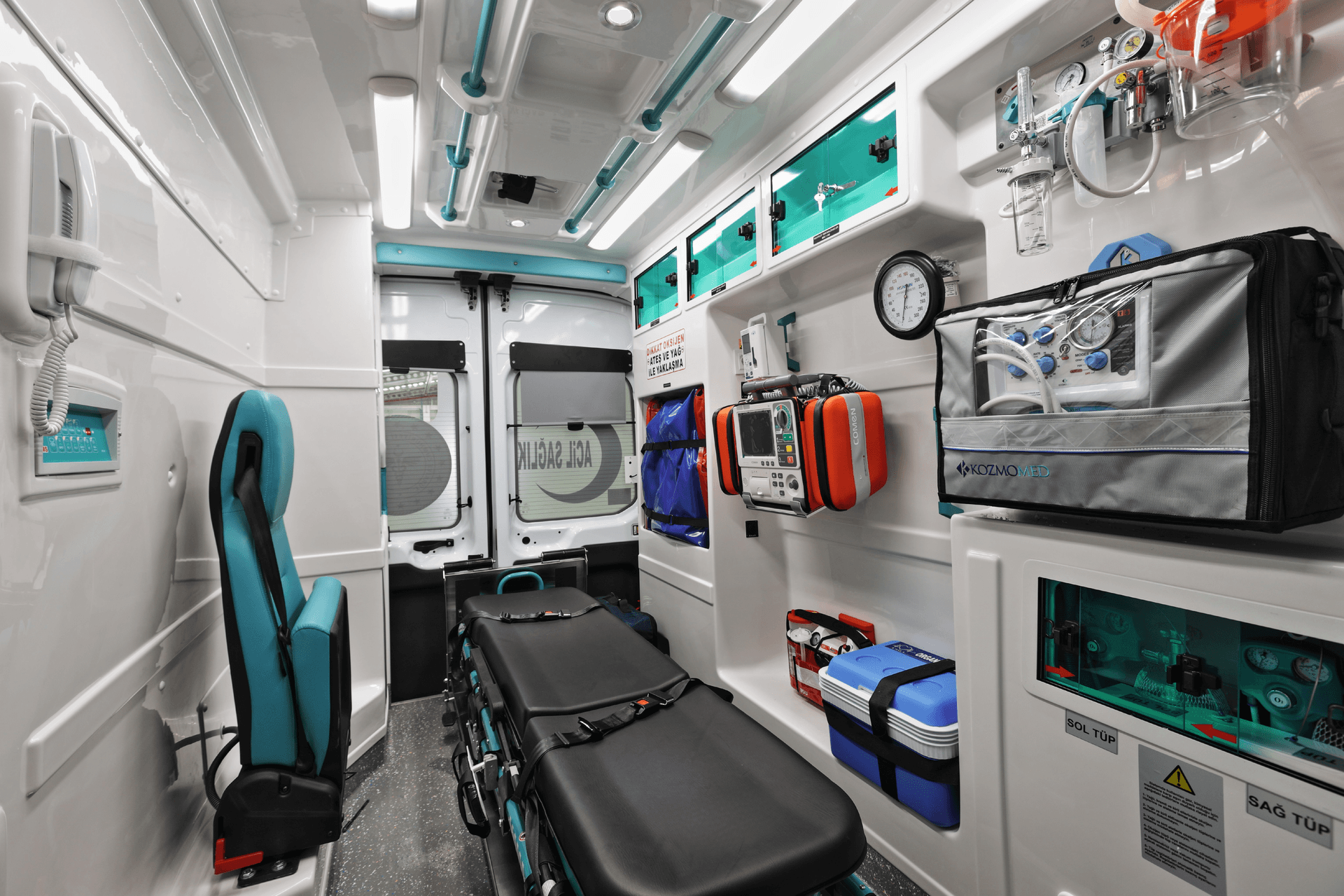 Ford Transit Ambulance interior 1